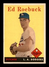 1958 Topps #435 Ed Roebuck   EXMT+ X2697812
