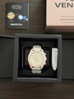 OMEGA x Swatch Speedmaster MoonSwatch Pink Men's Watch BRAND NEW WITH BOX