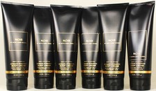 QTY 6 - Bath Body Works NOIR Men's Body Cream Lotion Ultimate Hydration 8oz