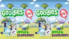 Goodies Bluey Kids Apple Blueberry Pouches - 4x100g each Pack of 2