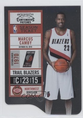 2010-11 Playoff Contenders Patches Silver Die-Cut 2/299 Marcus Camby #22 0u7