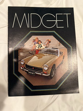 Brochure de vente véhicule d'origine MG Midget 1973
