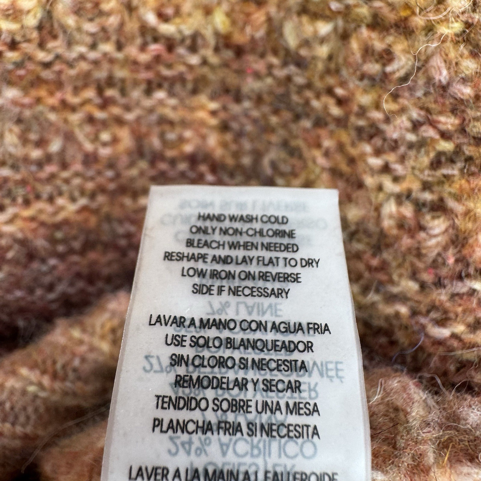 Calvin Klein Space Dye Ombré Sweater Women’s Size Small Long Sleeve Pullover thumbnail 5