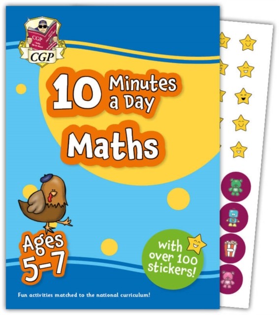 New 10 Minutes a Day Maths for Ages 5-7 (with reward by CGP Books (PB 2023) - Image 4