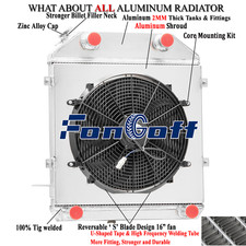 Asi 4 Row Radiatorshroud Fan For 1939 1940 Ford Deluxe Pickup Truck Flathead.v8 Asi 4 Row Radiatorshroud Fan For 1939 1940 Ford Deluxe Pickup Truck Flathead.v8