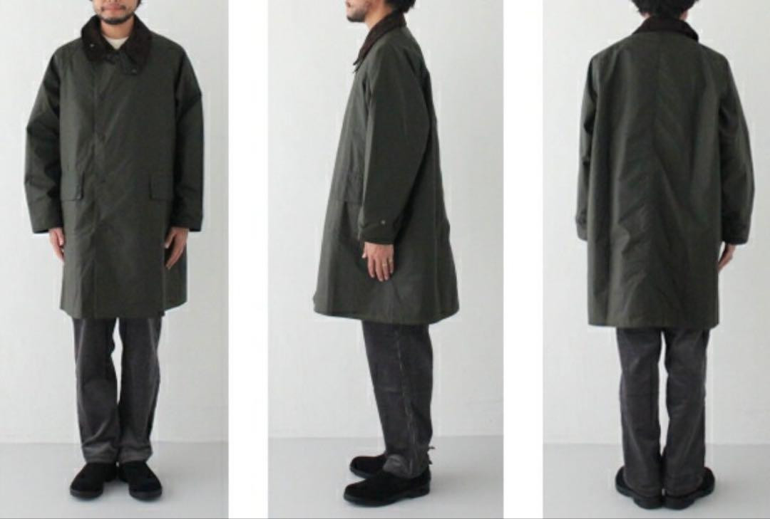 Kaptain Sunshine Barbour 3/4 Coat Sage Green Size 36 Special Kaptain Sunshine Barbour 3/4 Coat Sage Green Size 36 Special