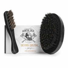 Beard Brush for Men - Natural Boar Bristle Beard Brush Kit - Soft Small Mustache