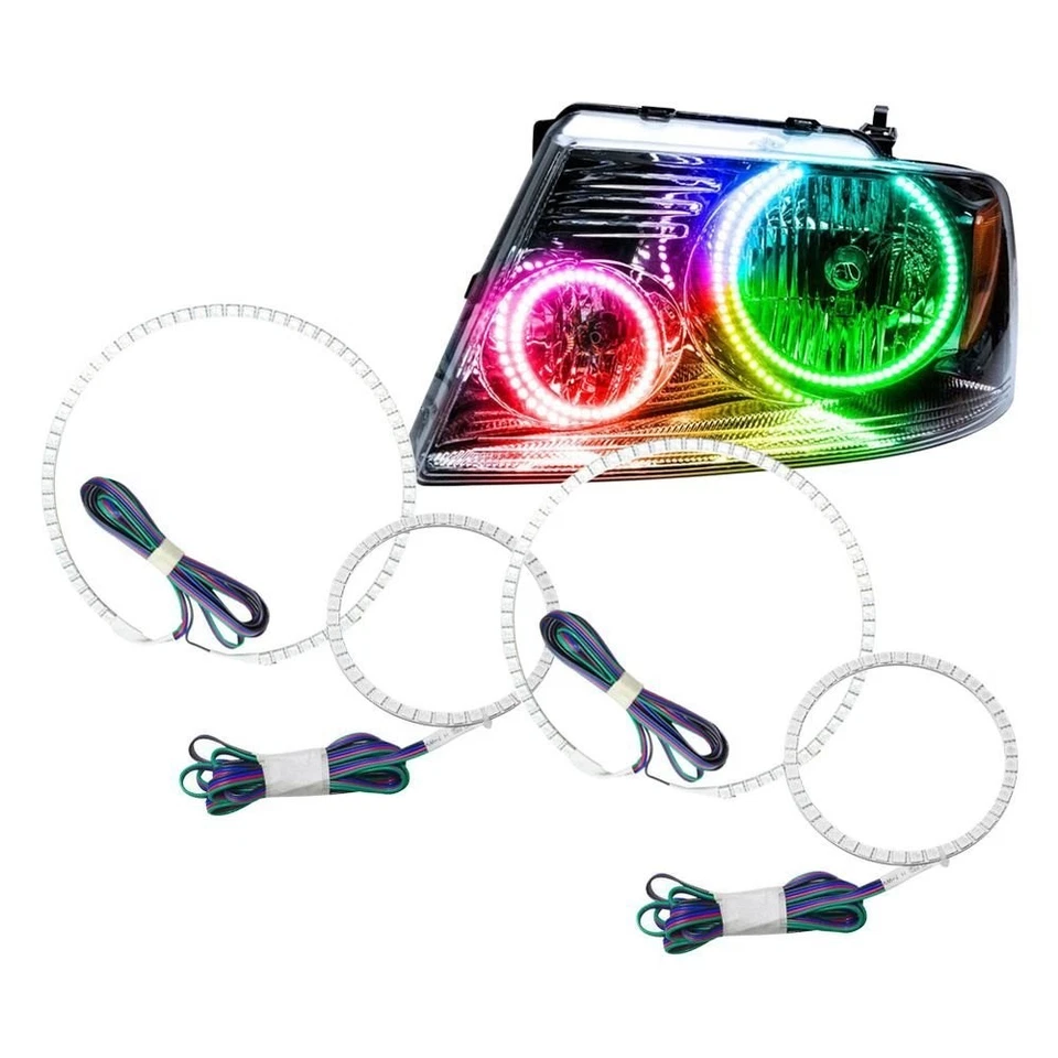 LED Halo Headlights Factory Surface Add On Custom Lights ColorSHIFT 2303-504 Foto 2 de 4