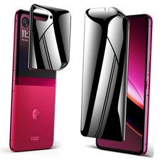  2 Pack for Motorola Razr 2025 Privacy Screen Protector, 1 Pack Internal Anti