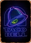 YFSIGN Taco Bell, Retro Metal Sign Vintage Plaque Poster, 12 x 8 Inch