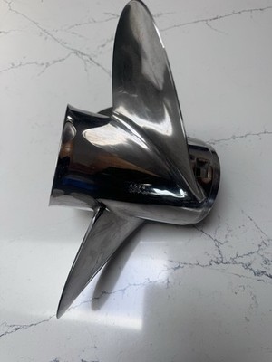 Quicksilver Mercury Laser II 48-16544-19 Stainless Steel Propeller V6 MerCruiser