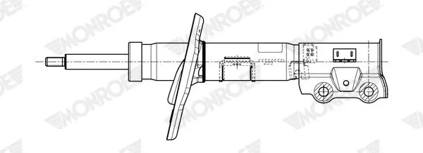 MONROE SHOCK ABSORBER | G7942 | FRONT | FOR MAZDA 2 HATCHBACK 2014- | OE-MATCHING QUALITY | SMOOTH RIDE & CONTROL - Bild 2