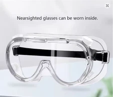 1 pc Safety Goggles Protective Anti-Fog Vent Glasses Eye Protection