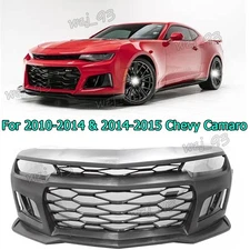 For 2010-2015 Chevy Camaro 5TH to 6TH Gen ZL1 Style Front Bumper Kit Replacement