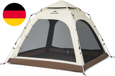 Naturehike Ango Pop up Zelte Automatische 3 Mann Person Camping Zelt Mit Markise