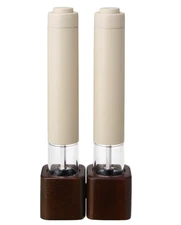 récolte Electric Salt & Pepper Mill Mini RMM-1 Cream White W recolte With stand