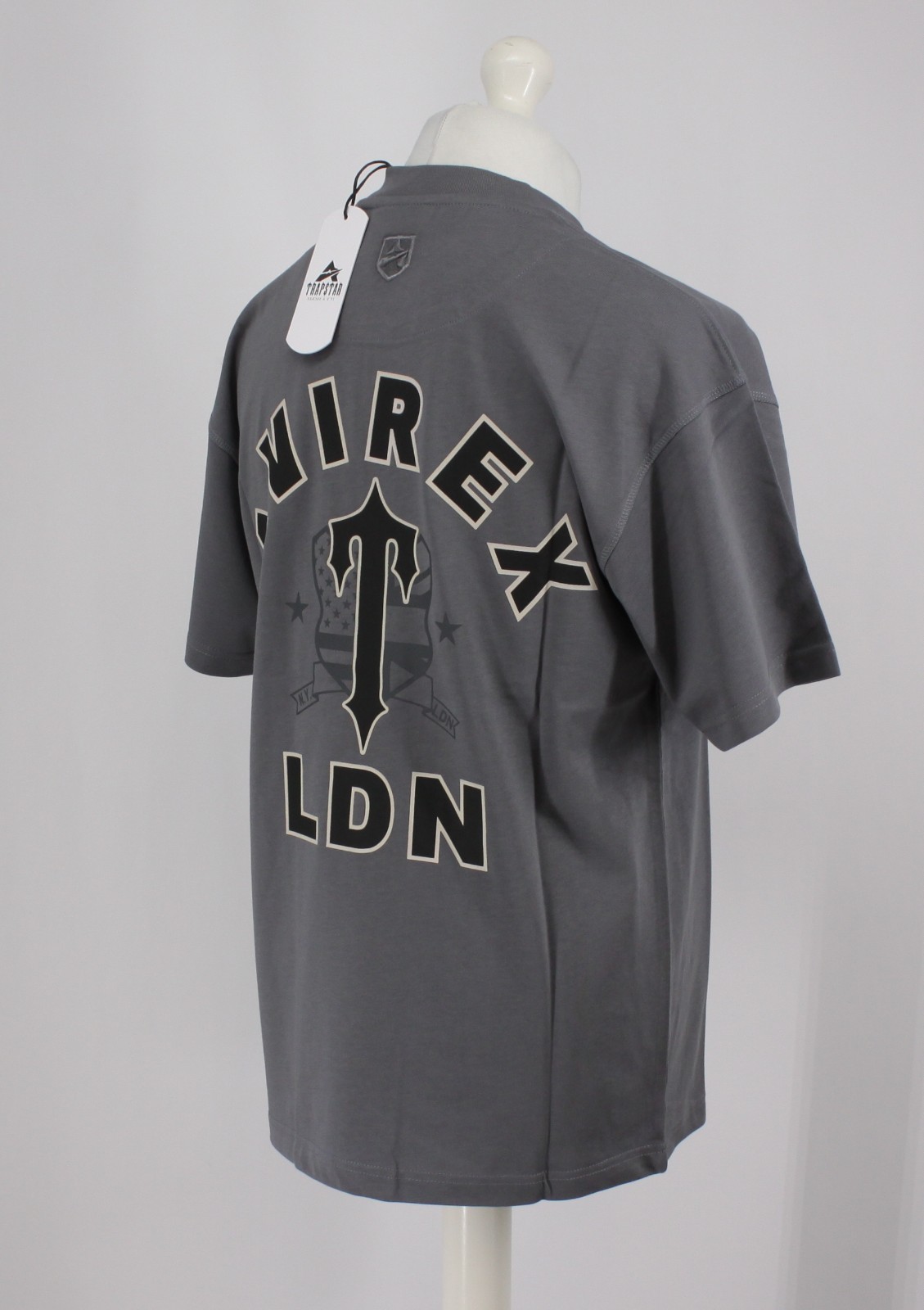 TRAPSTAR X AVIREX LND T-SHIRT GRE IB image 4