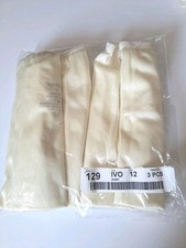 Women's 12 National Silky Nylon Underpants Briefs Panties Beige 3 In Pack NIP