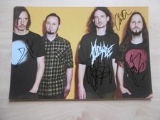 Gojira band autographs signed 20x30 cm picture