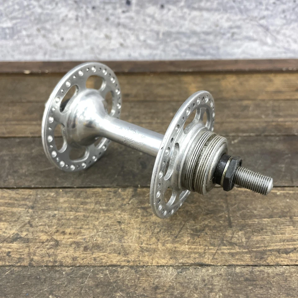 Buje trasero Campagnolo Record de colección con brida alta pista 120 mm tuerca perforada paramount Foto 2 de 4