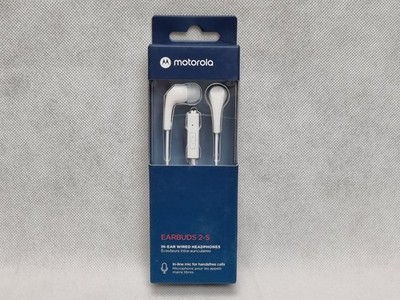 Motorola Earbuds 2-S In-Ear Kopfhörer Schwarz Kabelgebunden mit Mikrofon OVP