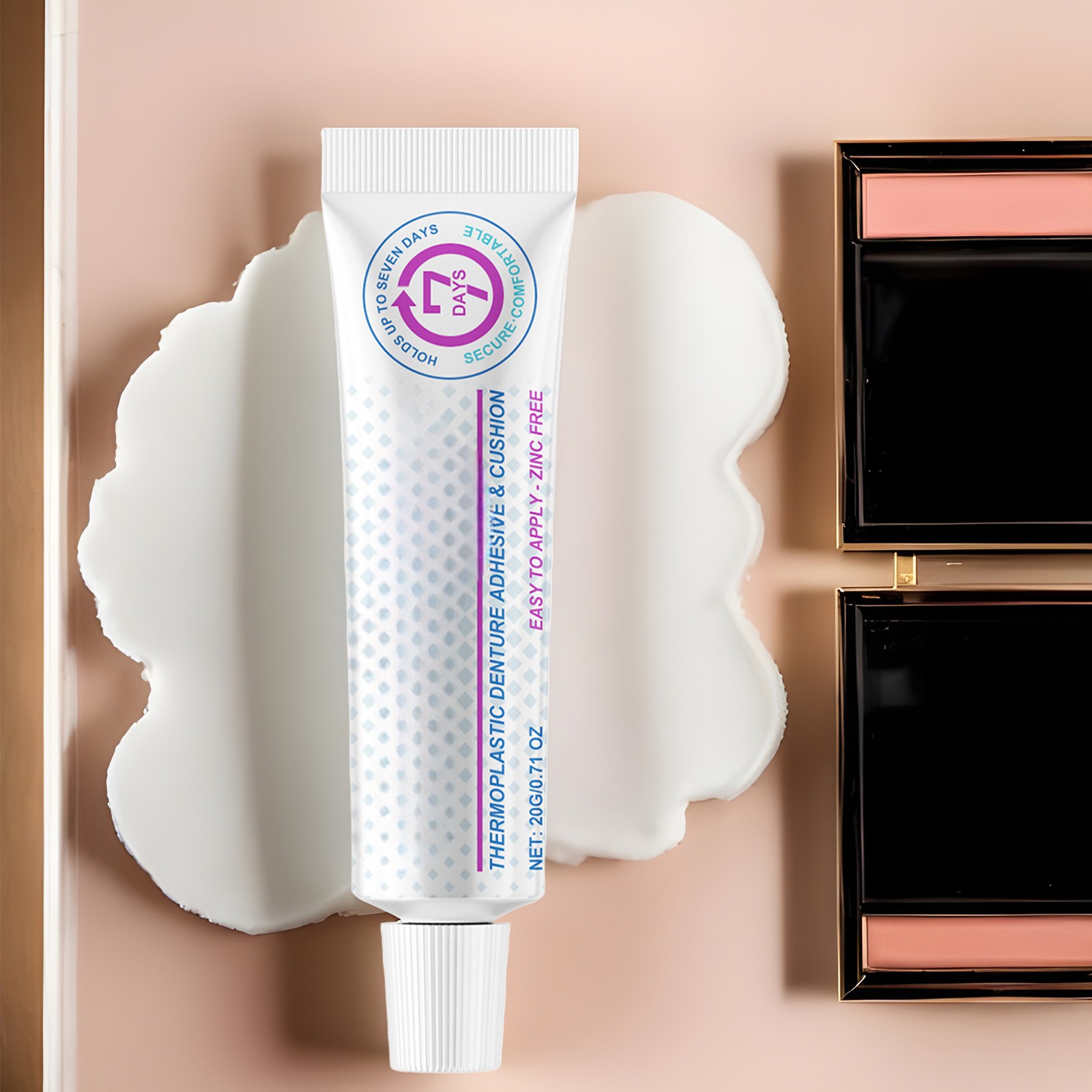 Denture Adhesive Max Hold Thermoplastic Denture Cushion Repair Glue Sealant 20g