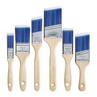 6Er Set Malerpinsel FüR WäNde Lasur Pinsel FüR Farbe MöBel
