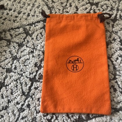 Hermes Dust Bag 8'' x 5''