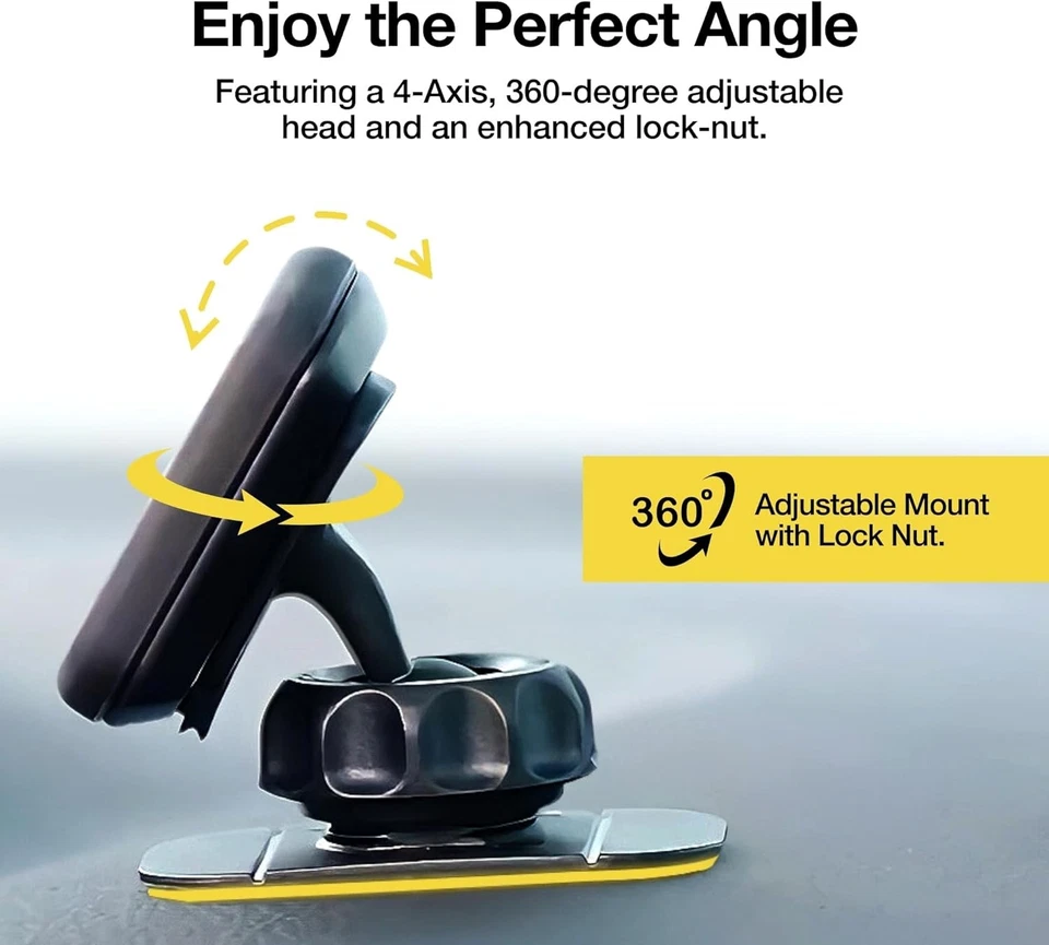 Scosche MAGDMB MagicMount Magnetic Phone Mount for Car, 1 Pack, Black - Image 4 of 4