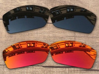Vonxyz Polarized Lens for-Costa Del Mar Corbina Retro Black+Fire-Combo Pack