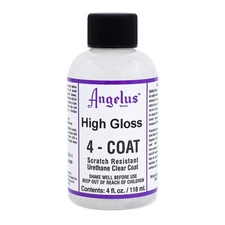Angelus 4-Coat Scratch Resistant Urethane Clear Coat Finishers (4 oz)
