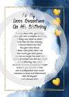 NEW Wishing You A Wonderful Birthday MY Grandson - A5 Card Birthday Special Love