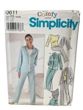 Simplicity 0611 Misses Pants Shorts Skirt Jacket Knit Top Size 14-22