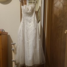 Wedding Dress Beaded Size 10