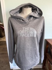 The North Face Women s Grey Half Dome Pullover Logo Hoodie Size Large