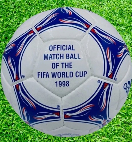 Tricolore Football Fifa World Cup France 1998 Official Match Soccer Ball Size 5 - Picture 6 of 8