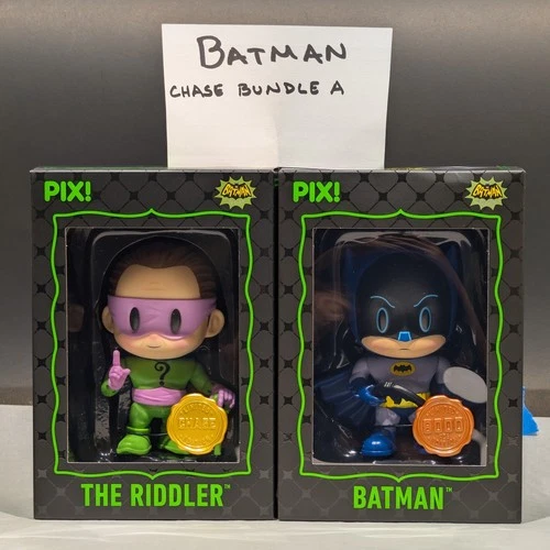 Thrilljoy PIX! Batman 66 Batman and Joker Hero + Chase Bundle A