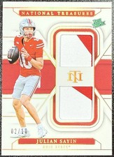 💎 Julian Sayin /10 SSP Patch 💎 2025 National Treasures Ohio State 