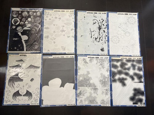 Analog Manga Screen Tone Set of 52 (Includes 22 Manuscript Papers) - Picture 5 of 9