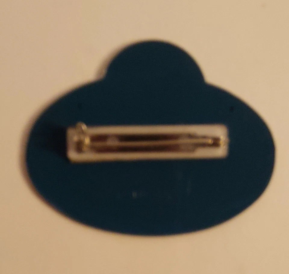 Vtg 1996 Walt Disney World WDW 25 Yr Cast Member Name Tag Pin "Linda/Suny Delhi" - Image 2 of 4