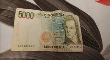 Banconota 5000 lire Italiana