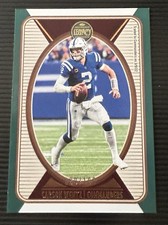 2022 Panini Legacy Football Carson Wentz Green /100 Commanders