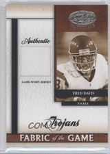 2008 Leaf Certified Materials Fabric of the Game Collegiate /100 Fred Davis 0b2