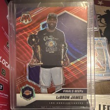 2020-21 Panini Mosaic LeBron James Finals MVPs Insert #297 Lakers NBA Card