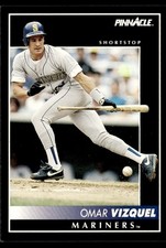 1992 Pinnacle Omar Vizquel Seattle Mariners #97