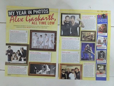 ALL TIME LOW - Alex / BLACK VEIL BRIDES Andy Great UK Articles Clippings E183