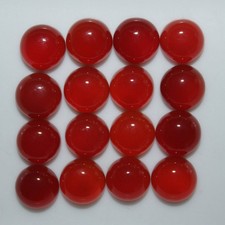 Red Onyx 4mm, 5mm, 6mm, 7mm, 8mm, 10mm, 12mm, 14mm Round Flat Back Cabochon