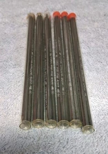 Lyra Orlow Germany 6317 H 4H 2H Drafting Draw Lead Lot of 6 Tubes Eliograph 5"