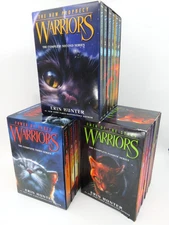 Warriors Erin Hunter Warrior Cat Series 2, 3, 4 Box Sets ~ 18 Very Good PB Books