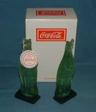 COCA COLA BOTTLE BOOKENDS - NIB - 1990 - WILLITTS